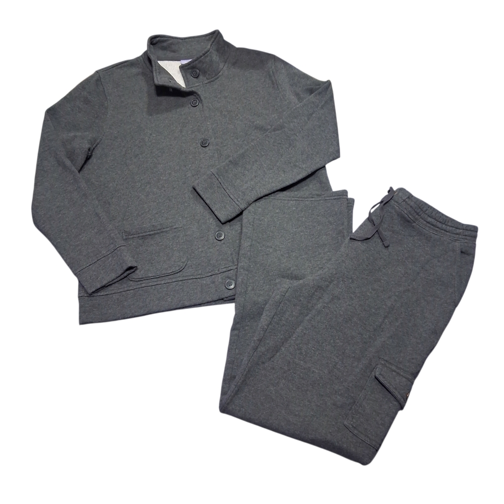 Laura Scott Jogger Set Dark Grey- Jacket LP Joggers MP - Womens